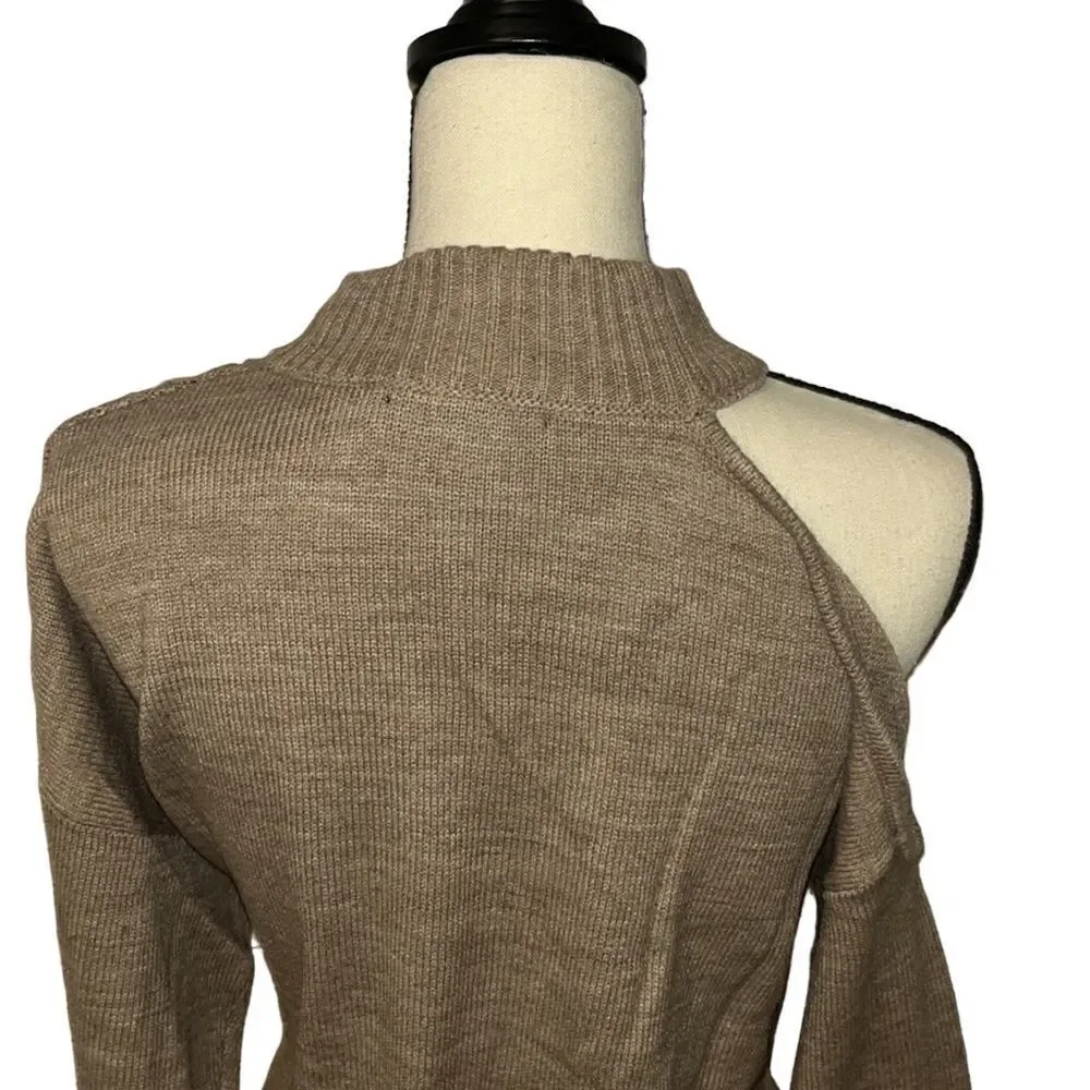 NY&Co Cable-Knit Cut-Out Pullover Sweater